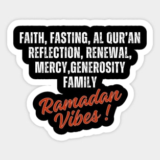 RAMADAN VIBES! RAMADAN MUBARAK ! Sticker